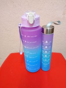 Motivational Water Bottle (1 Litre &amp; 500ml)