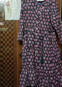 Zudio Leaf Print Dress