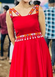 Navratri Special Red Dress