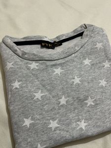 Starry Gray Cropped Tee