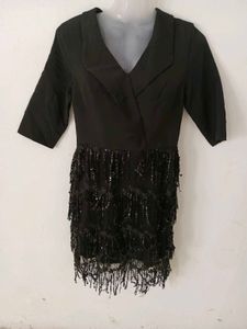 BLACK SEXY COREAN DRESS