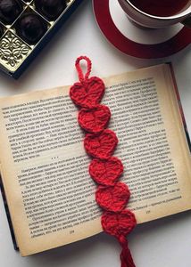 Red Heart Bookmark