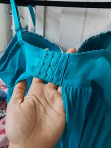 Teal Babydoll Lingerie Top
