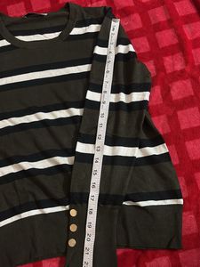 Striped Knit Sweater