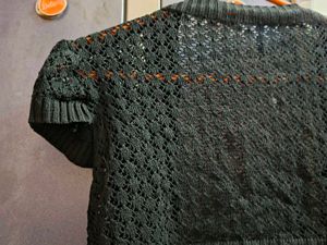 Crop Black Sequin Shrug