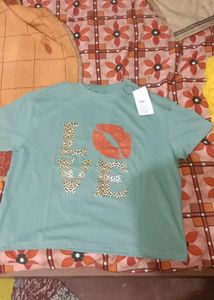 Girl Tshirt Mint Green Tee - New with Tags!