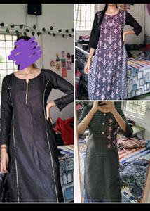 Elegant Women's Kurtas - Set of 3