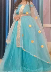 Ball Gown Full Flair Ruffle Lehanga