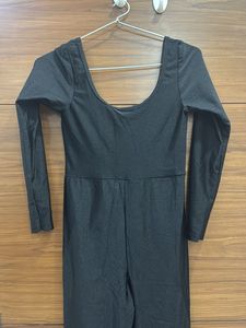 Glossy Black Jumpsuit