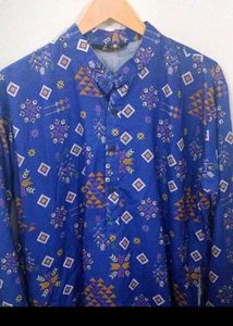 Mens Printed Kurta Pajama Set