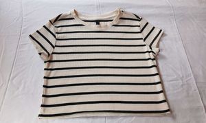 Striped Knit Top
