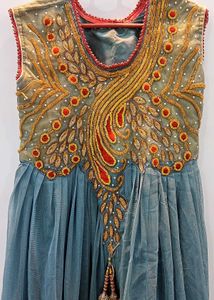 Elegant Ethnic Gery Gown
