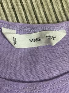 Lavender Stylish Top From Mango !!