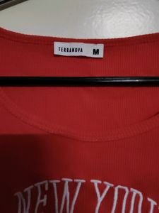 Red Color Tank Top