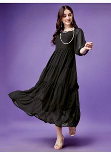 Stunning Black Long Dress 🖤
