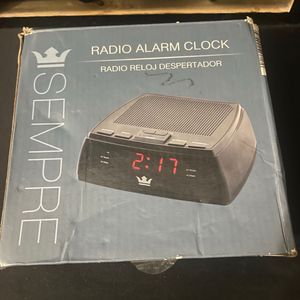 SEMPRE Vintage Radio Alarm Clock With Box
