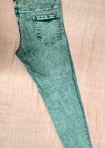 Acid Wash High Waisted Jeans