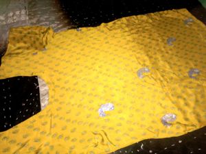 combo satin silk suit