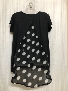 Black Short Sleeve Top