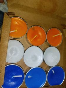 Small Colourful Candles
