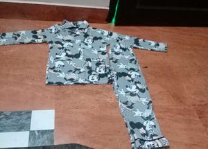 Full Sleeves Night Suit For A Baby Girl