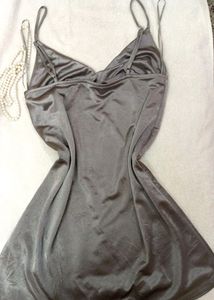 Silver Greyish Party Dress