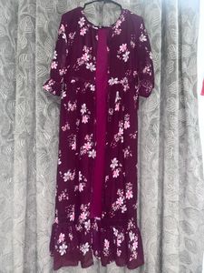 Floral Print Midi Dress