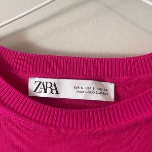 Zara Hot Pink Top