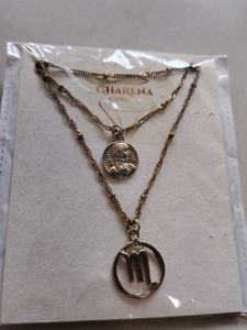 3 Layered Coin Necklace