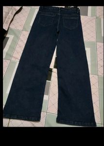 High waisted straight jeans for women girls