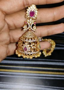 Big One Gram Gold Earrings