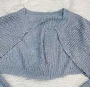 cozy blue bolero/shrug
