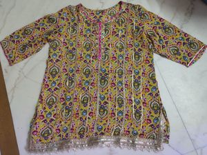 Floral Print Kurta Set