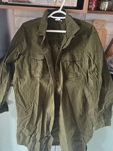 Olive Green Shirt Dress