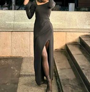 Elegant Slit Maxi Dress