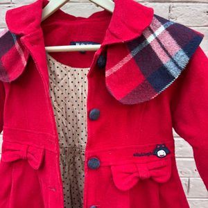 Girls Red Coat