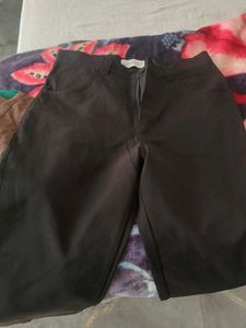 Chic Black Wide Leg Trousers