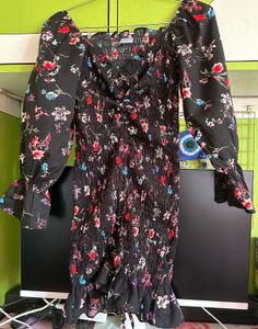 Floral Print Mini Dress