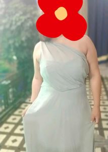 Elegant One-Shoulder Maxi Dress