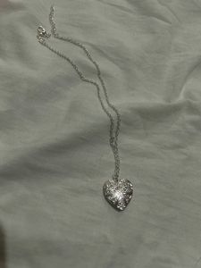 Silver Heart Locket Necklace