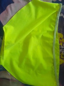 Vibrant Neon Yellow Athletic Shorts