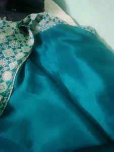 Semi Modal Saree With Blouse Metterial