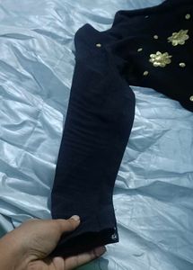 Black Sequence Kurti With Pant