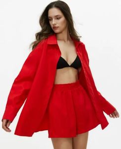 Red Shirt & Shorts Set