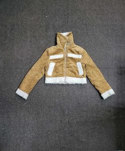 Corduroy & Faux Fur Jacket