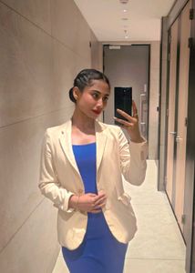 Elegant Blue Bodycon Dress