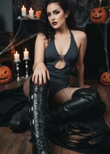 witch craft imported goth bodysuit