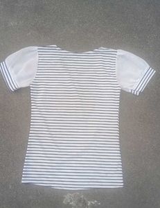 Beautiful Print Stylish Top With Cut Out + Lace