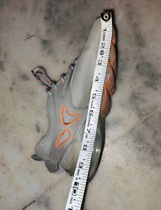 Boys Nike Grey And Orange Shoes