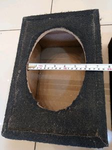 Speaker Box For Oval Speakers MDF set Only 1